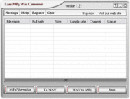 Ease MP3 to WAV screenshot